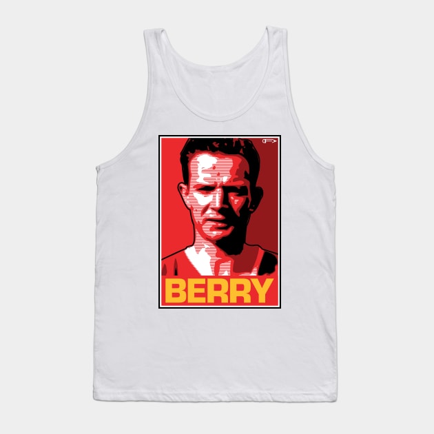 Berry - MUFC Tank Top by David Foy Art